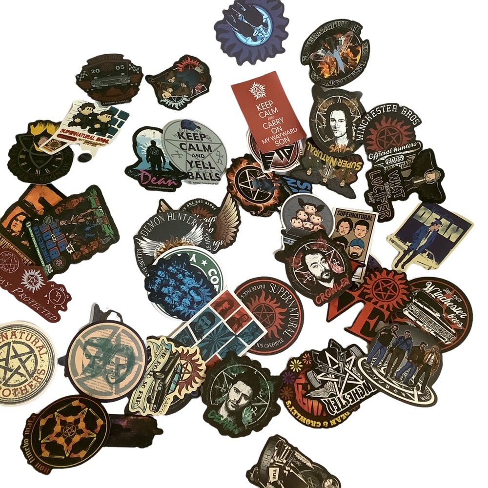 20 Random Supernatural Stickers